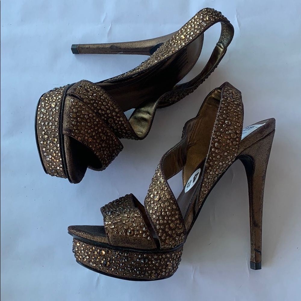 Gold Gem Heels